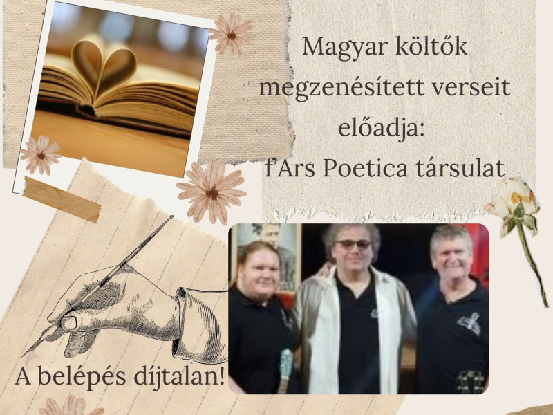 Megzenésített versek a Magyar Költészet Napján a fajszi könyvtárban
